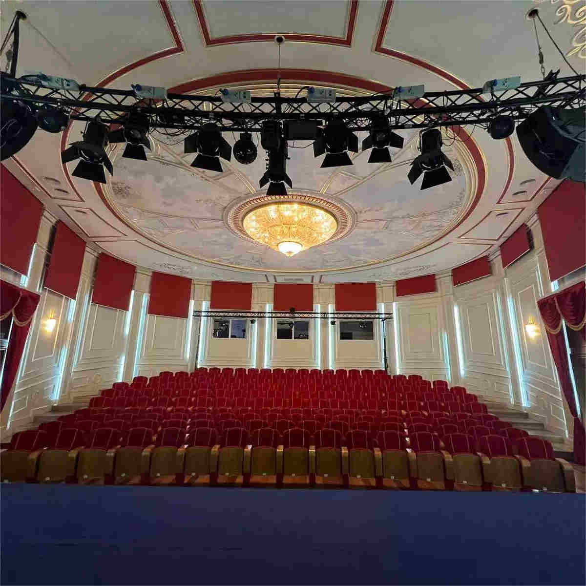 Estructura de truss de iluminación personalizada para uso teatral